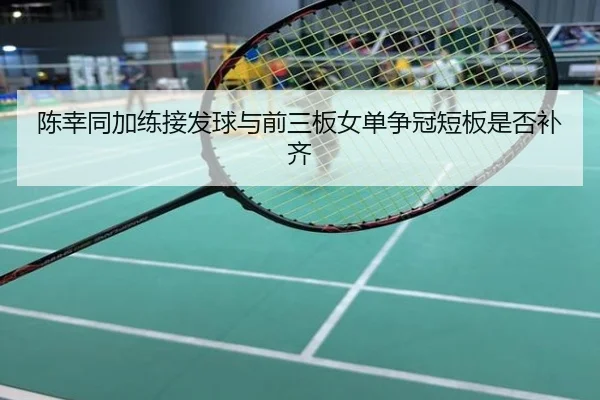 陈幸同加练接发球与前三板女单争冠短板是否补齐